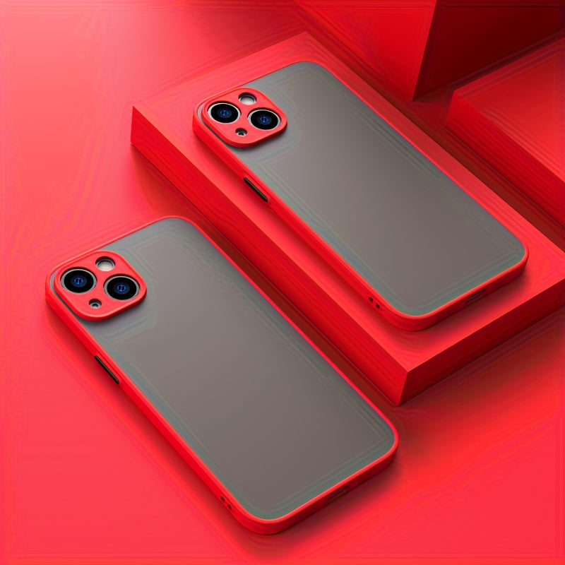 Silicone Matte Phone Case For iPhones.