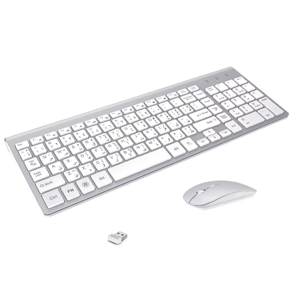 Slim Wireless Keyboard Mouse