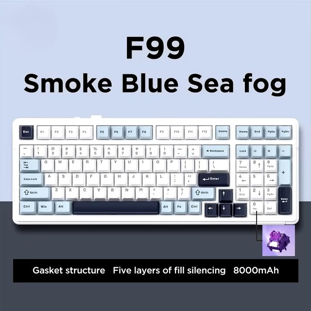F99 Gaming Mechanical Wireless Keyboard