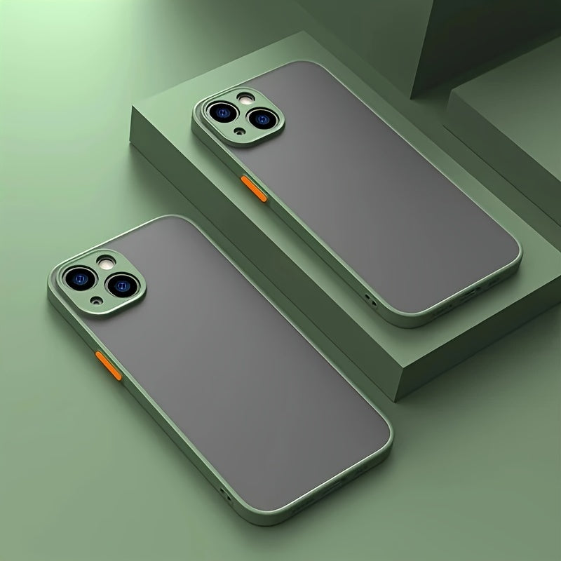 Silicone Matte Phone Case For iPhones.