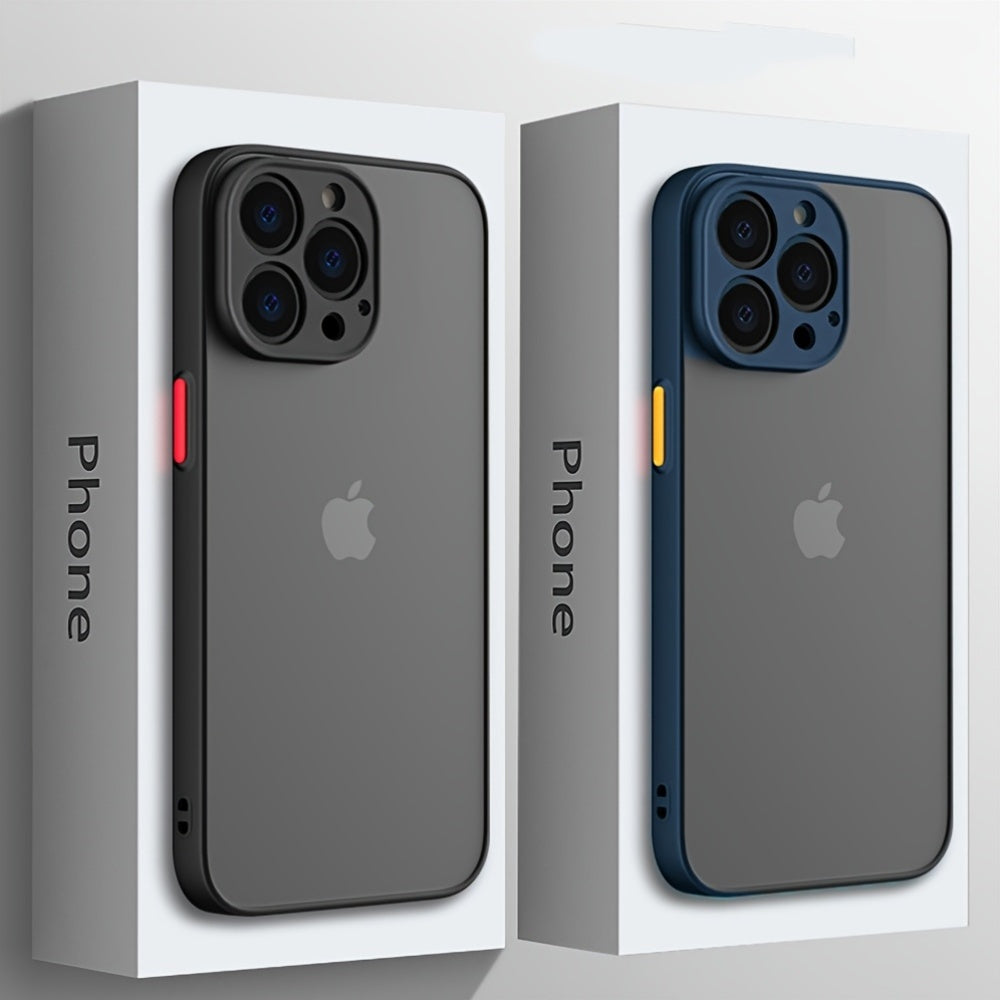 Silicone Matte Phone Case For iPhones.