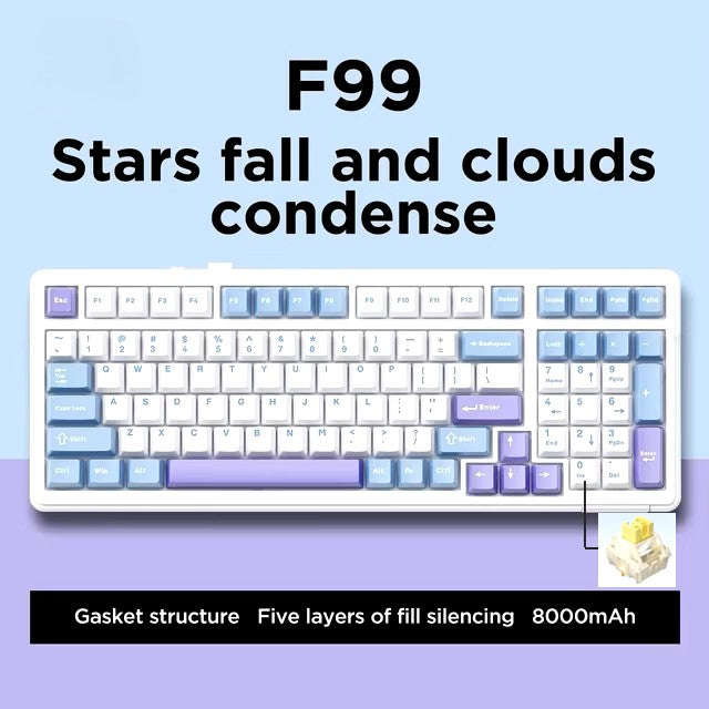 F99 Gaming Mechanical Wireless Keyboard