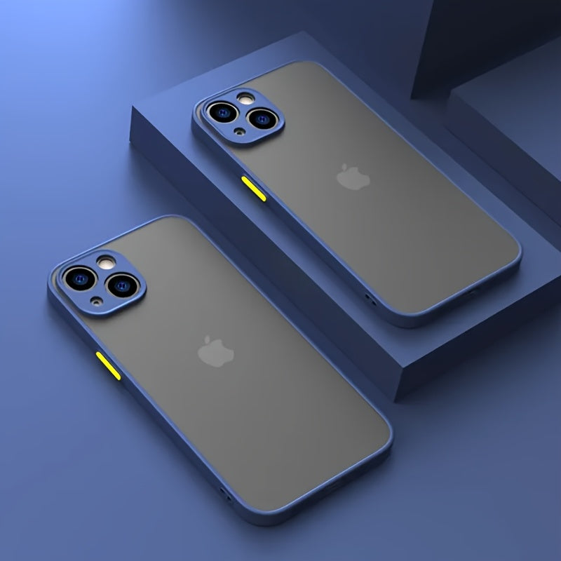 Silicone Matte Phone Case For iPhones.