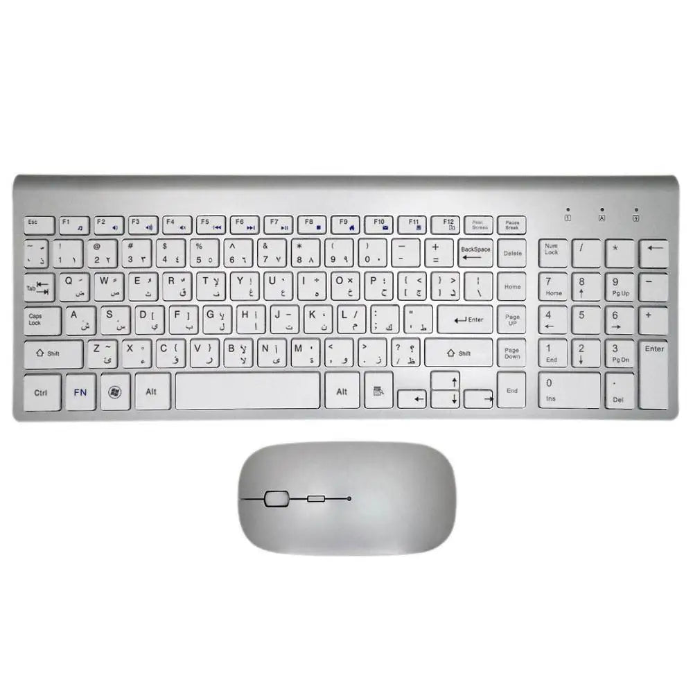 Slim Wireless Keyboard Mouse