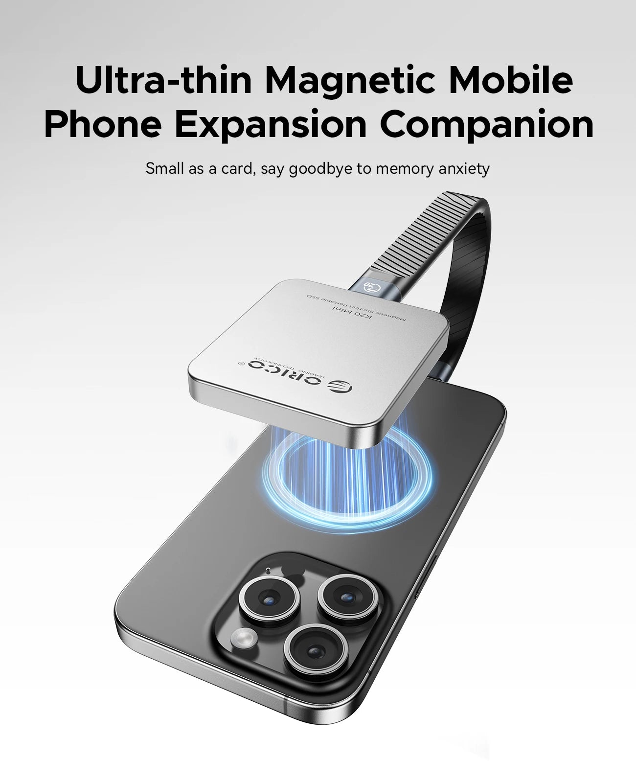 Mini Magnetic External SSD for iPhone
