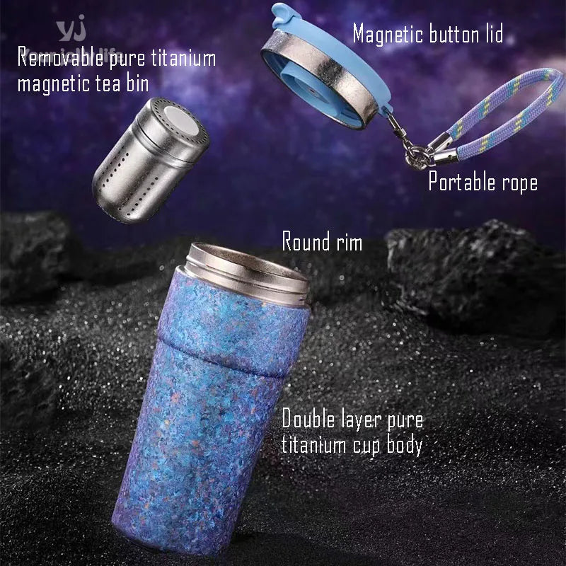 Titanium Flasks Tea Water Coffee Cup