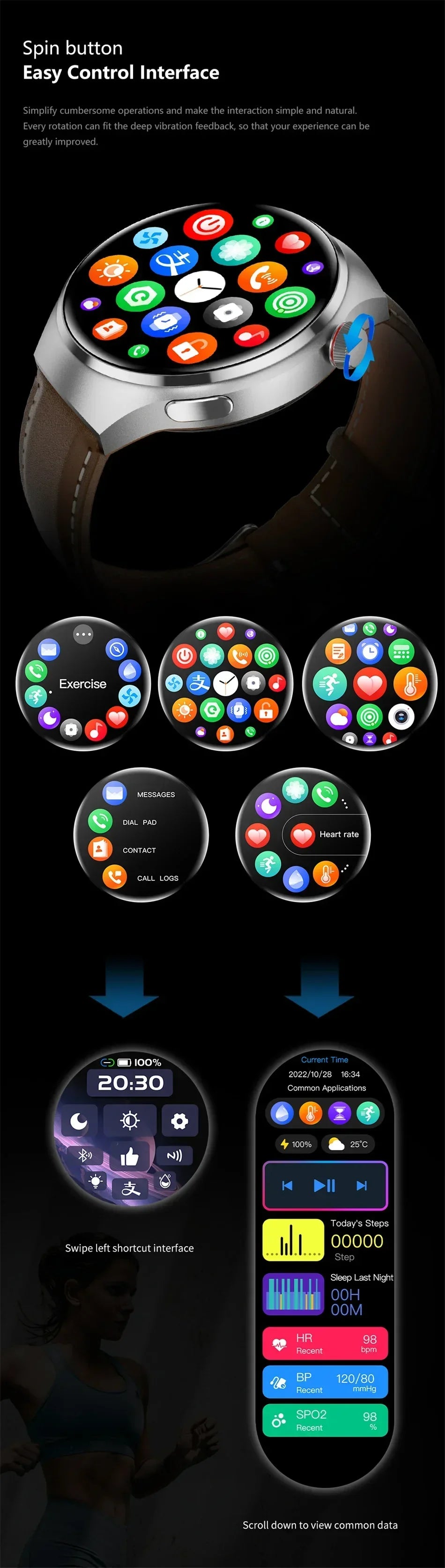 GT4 PRO Smart Watch Men Watch