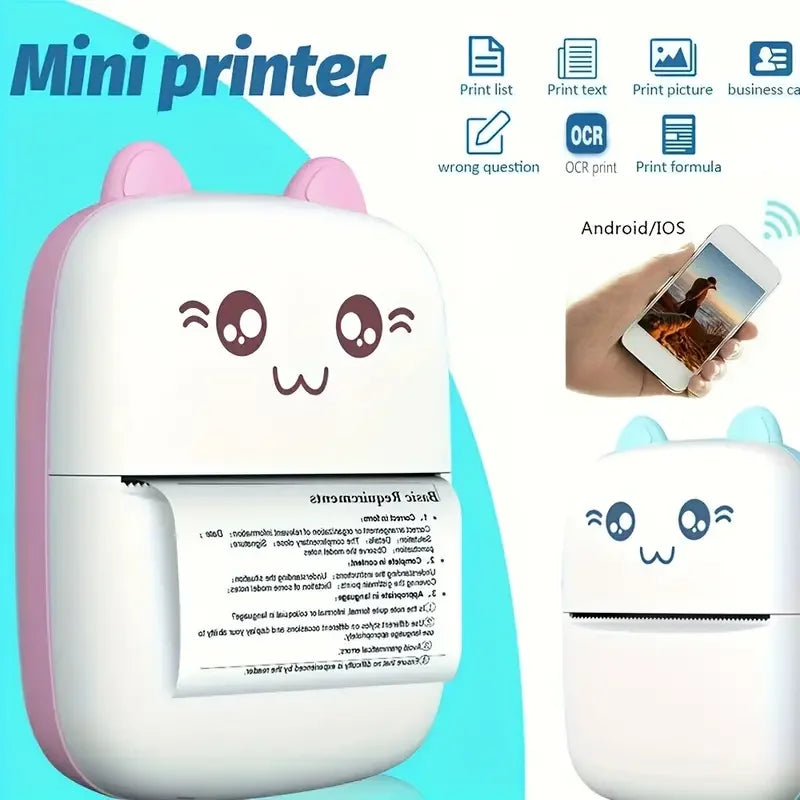 Mini Wireless Inkless Printing