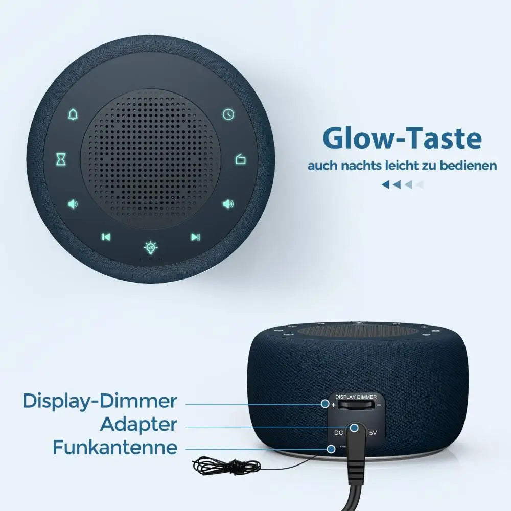 Digital Clock 7 Color Nightlight - Radio