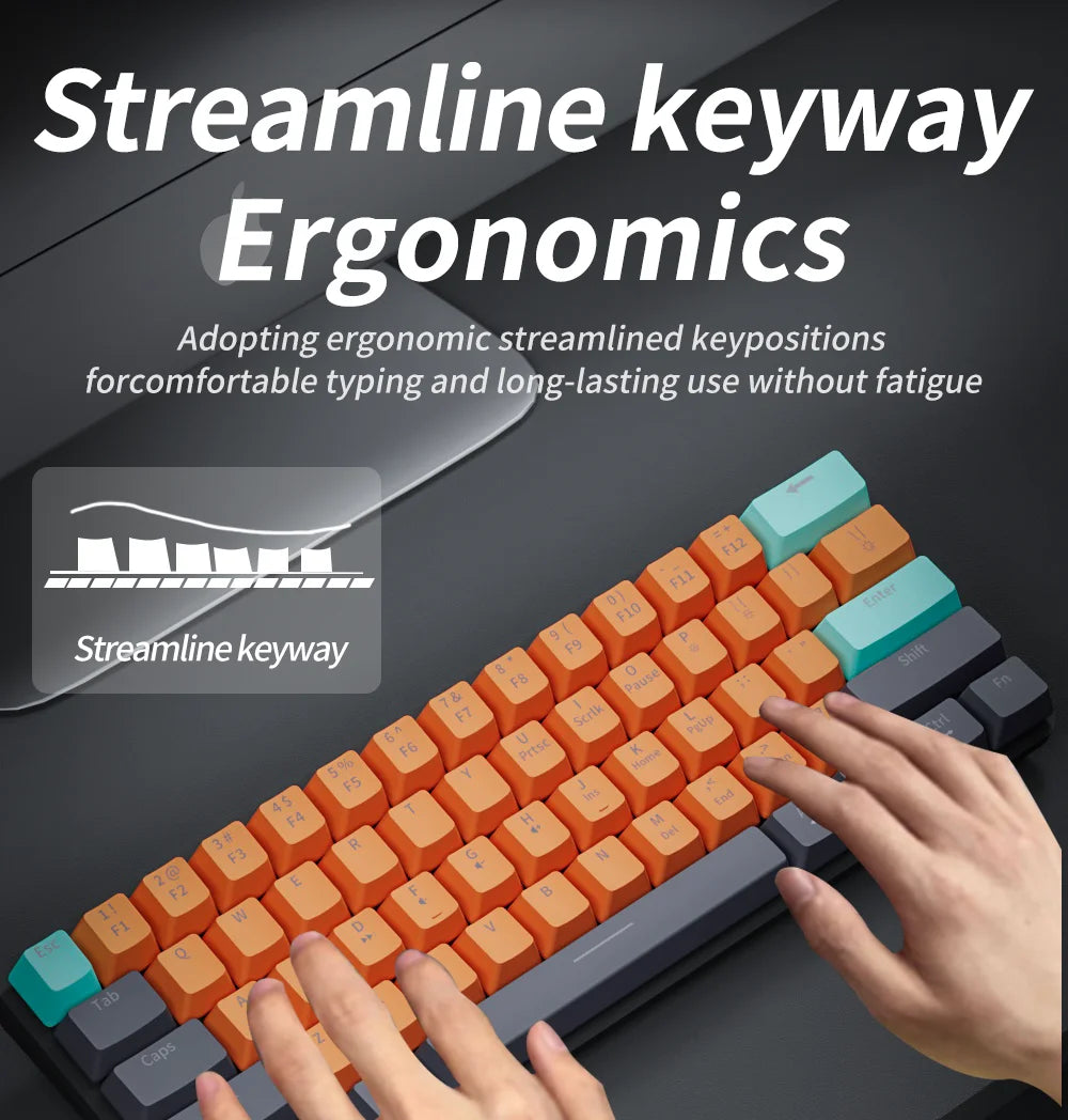 F16 Mechanical Wired Keyboard Red Switch