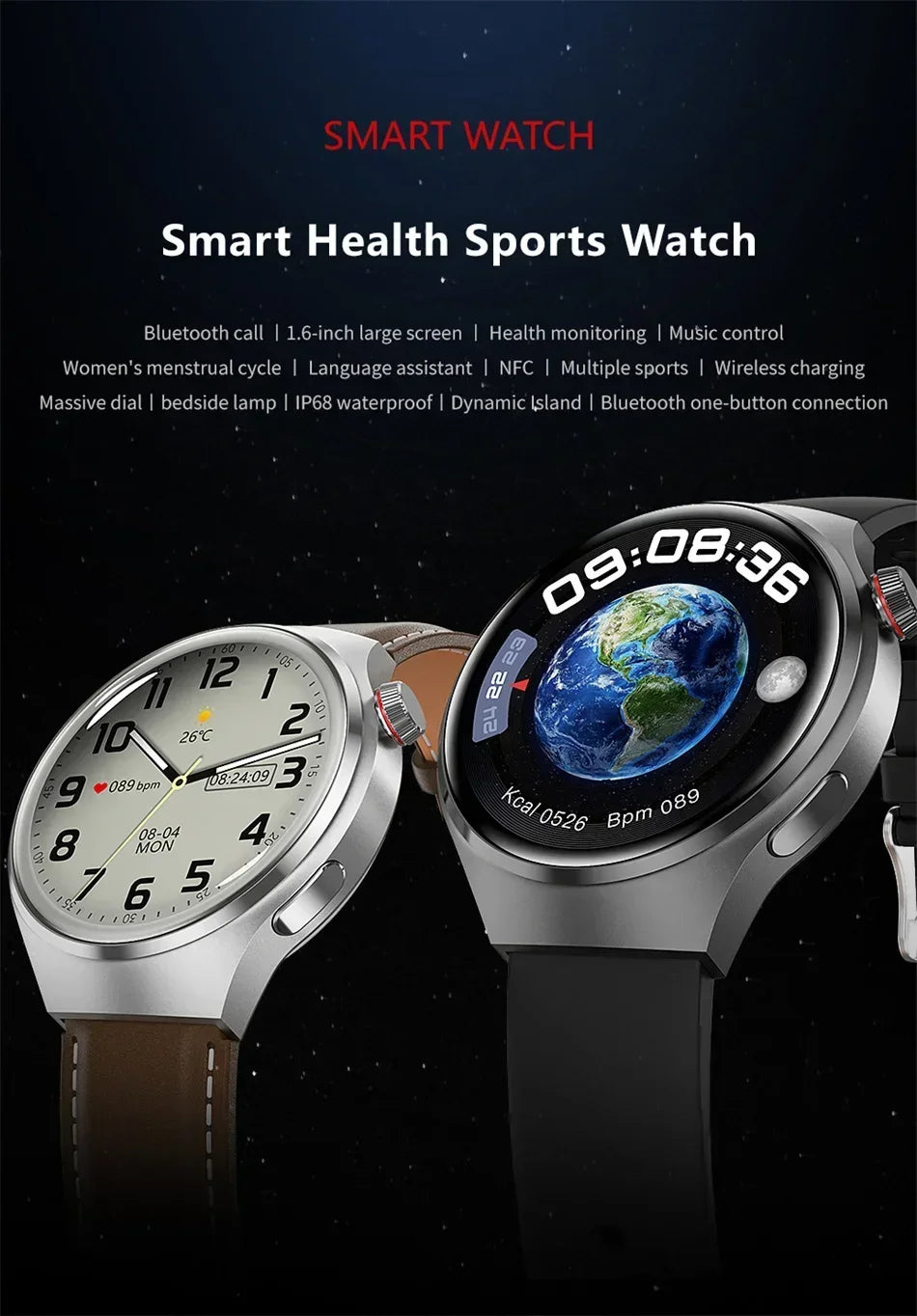 GT4 PRO Smart Watch Men Watch