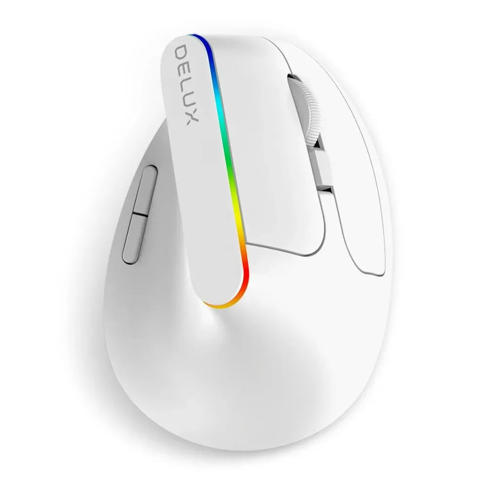 Delux Wireless Silent Vertical Gaming Mouse