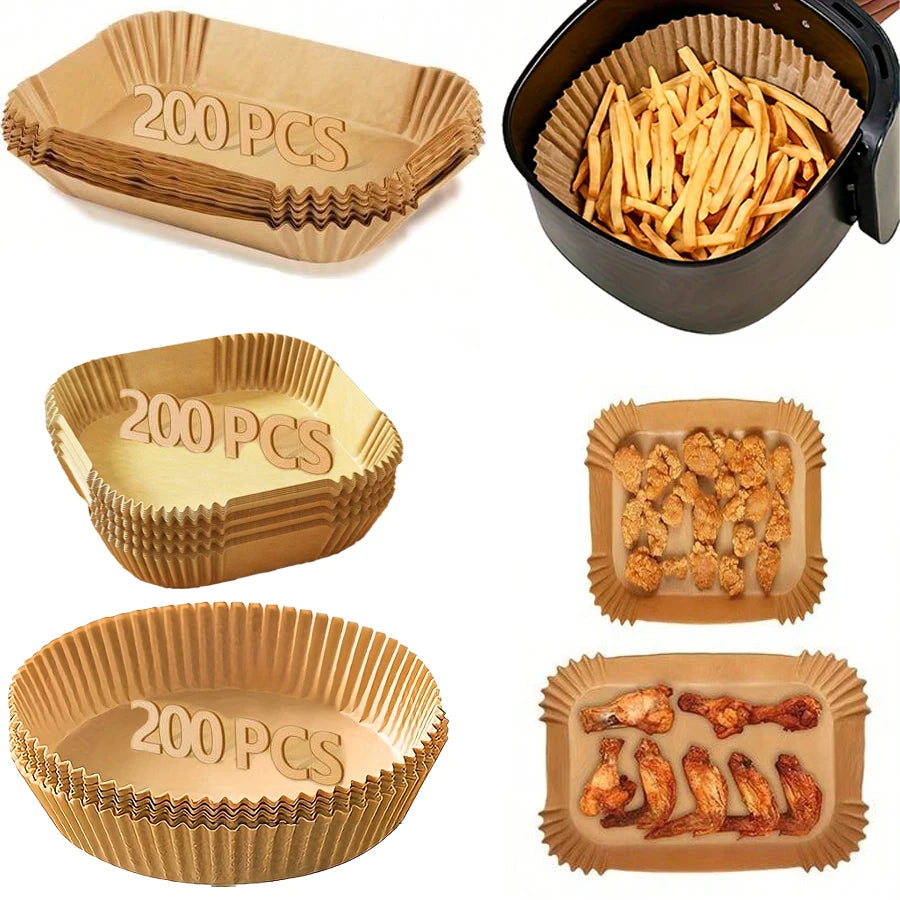 Air Fryer Paper Liners Disposable Oil-Proof