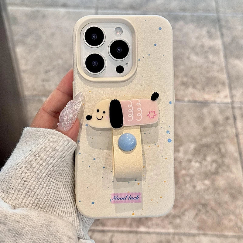 Cute Finger Ring Case For iPhone