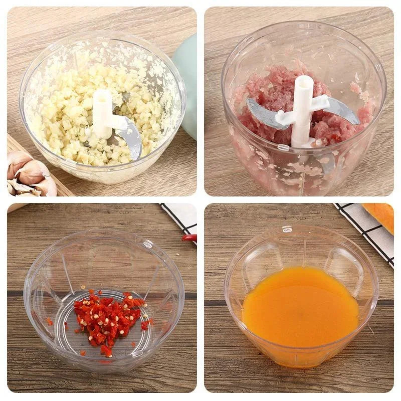 Manual Meat Garlic Veg Chopper