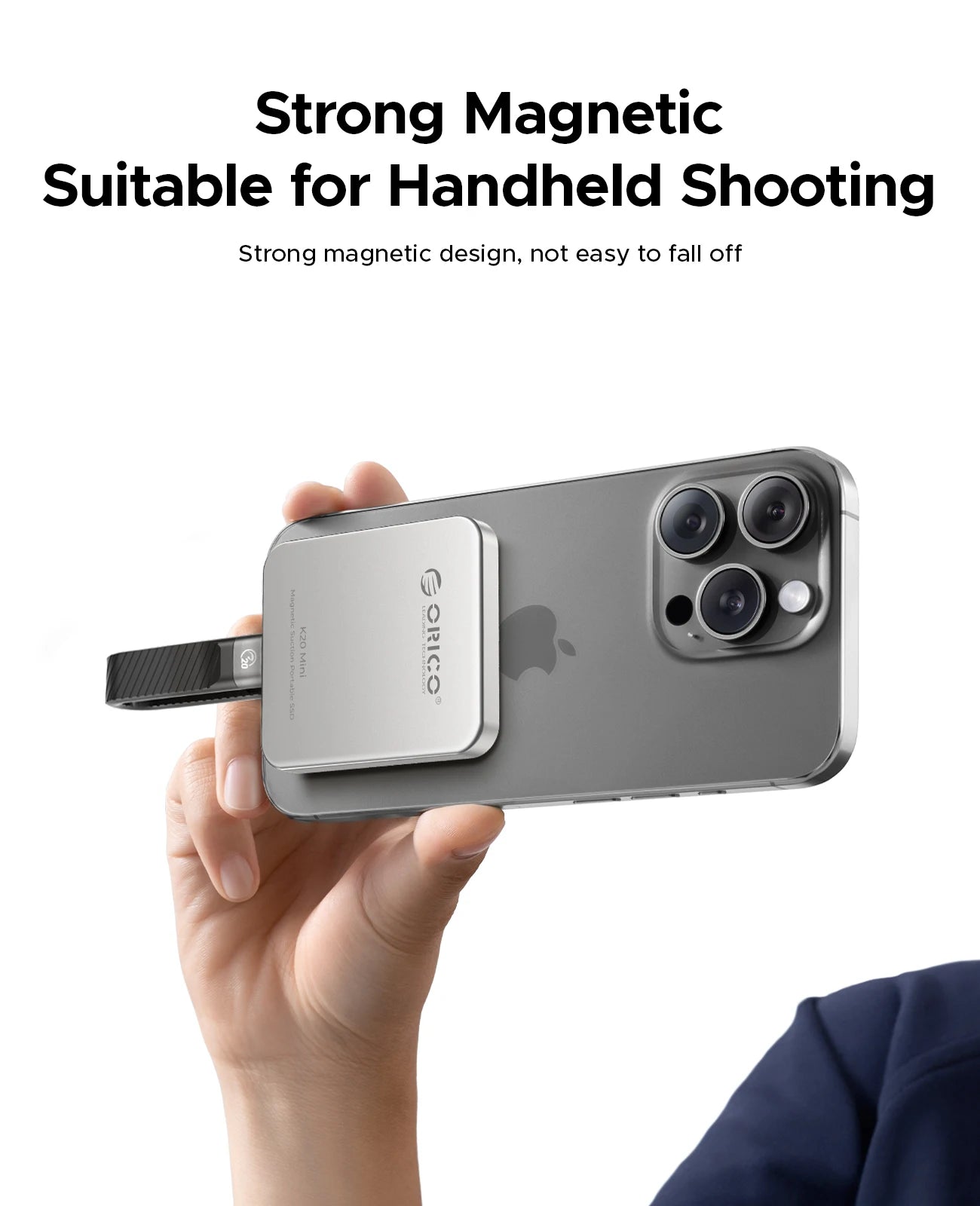 Mini Magnetic External SSD for iPhone