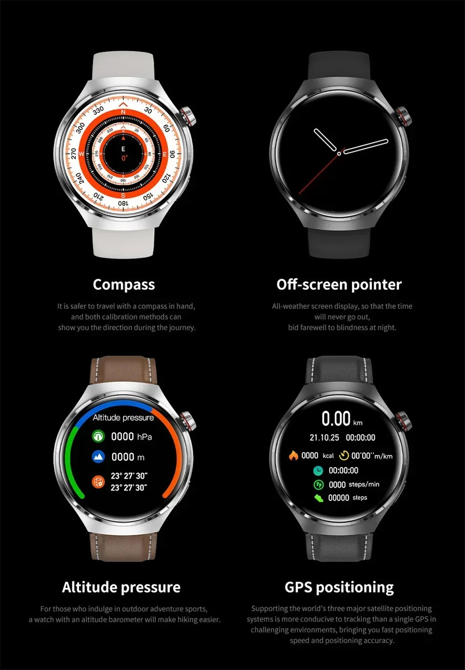 GT4 PRO Smart Watch Men Watch