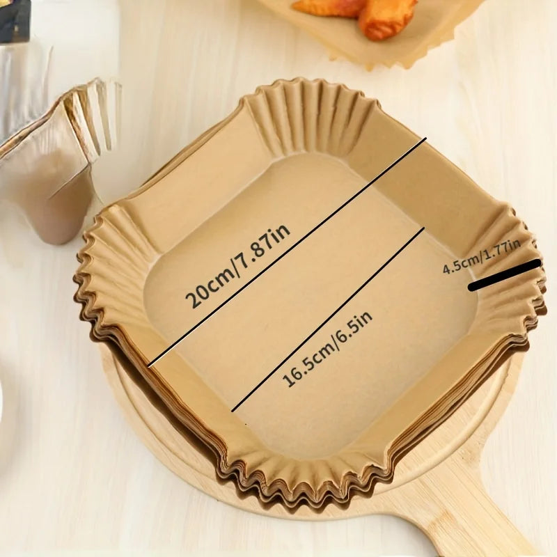 Air Fryer Paper Liners Disposable Oil-Proof