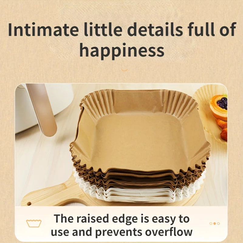 Air Fryer Paper Liners Disposable Oil-Proof