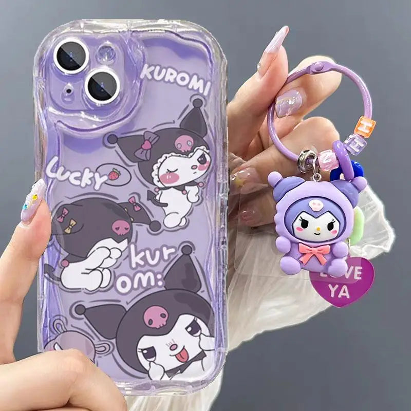 Hello Kitty Hand Chain Case For iPhone