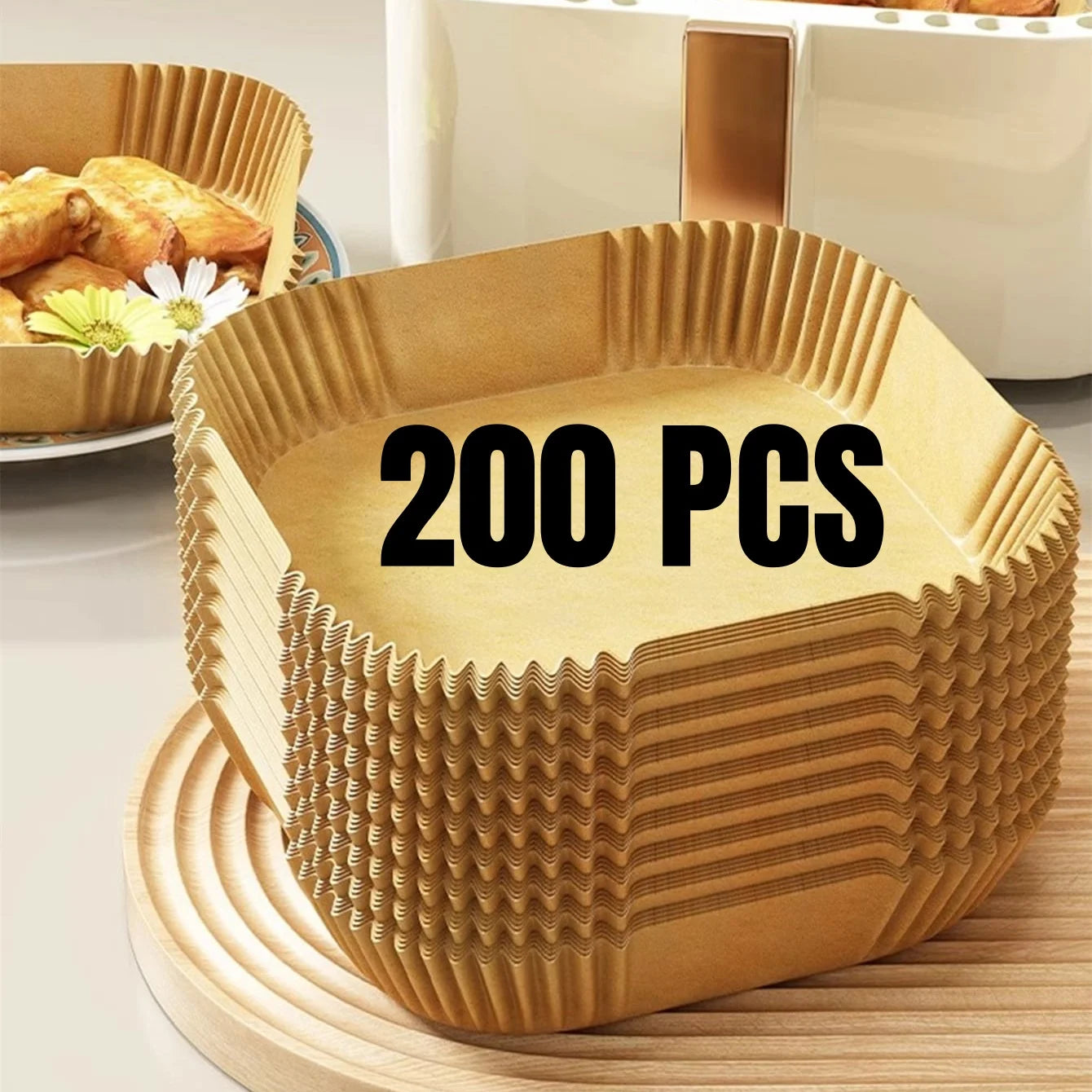 Air Fryer Paper Liners Disposable Oil-Proof