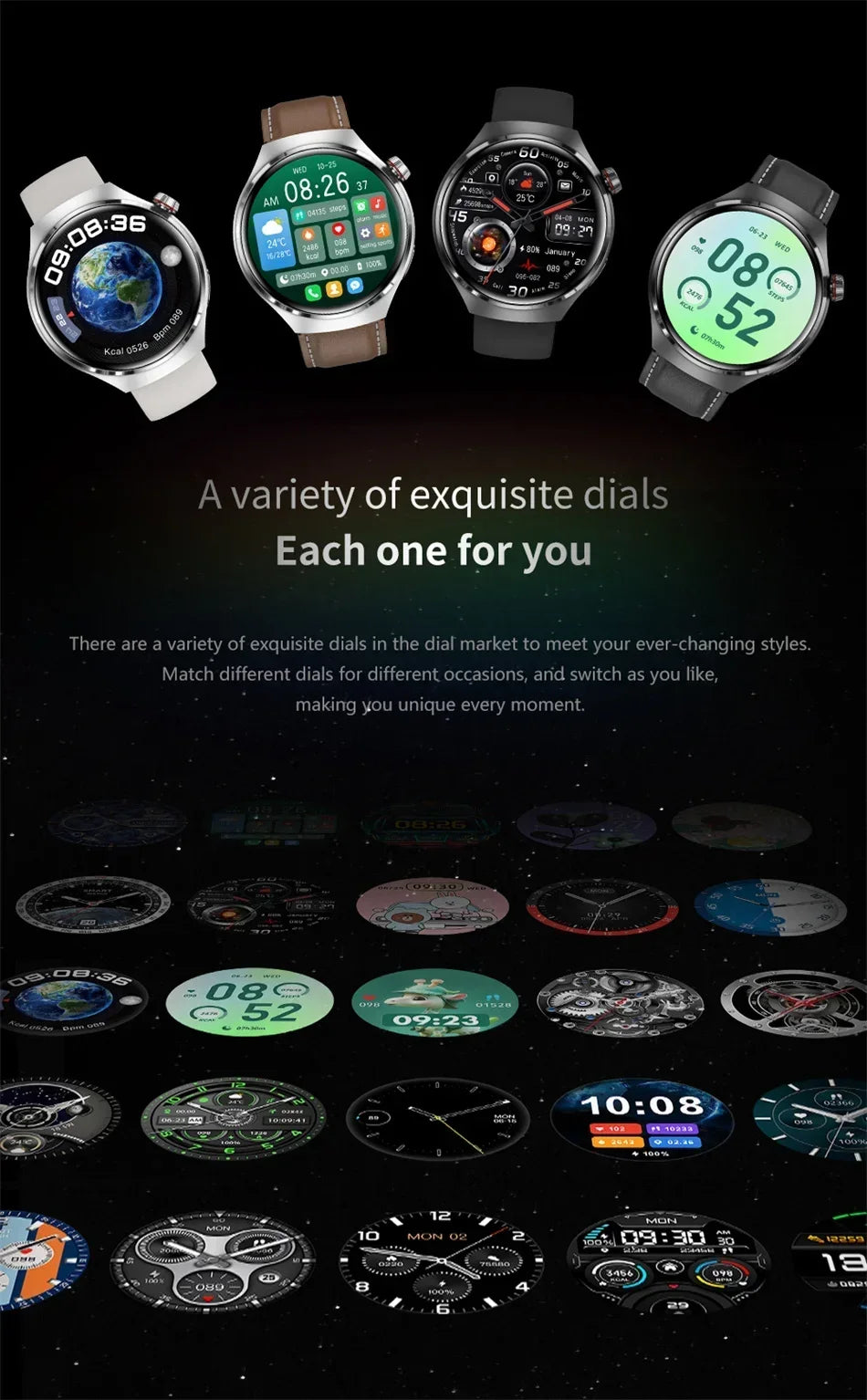 GT4 PRO Smart Watch Men Watch