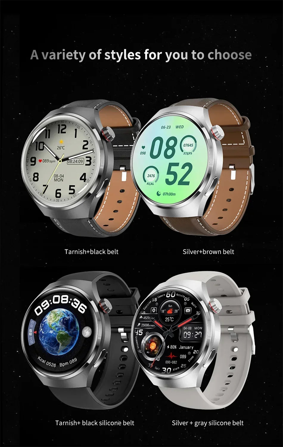 GT4 PRO Smart Watch Men Watch