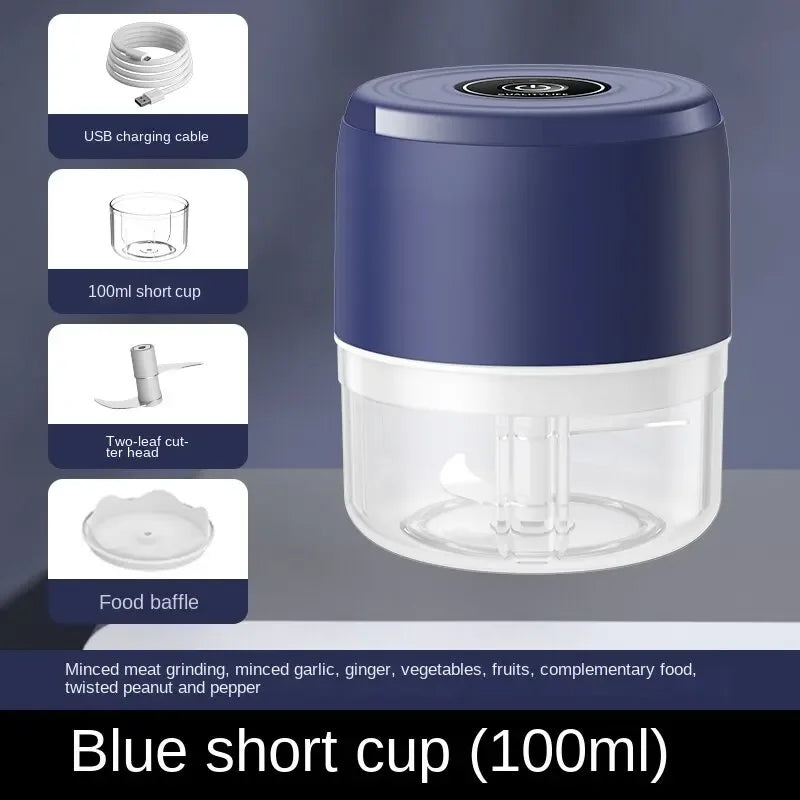 Electric Mini Garlic Chopper Meat Grinder
