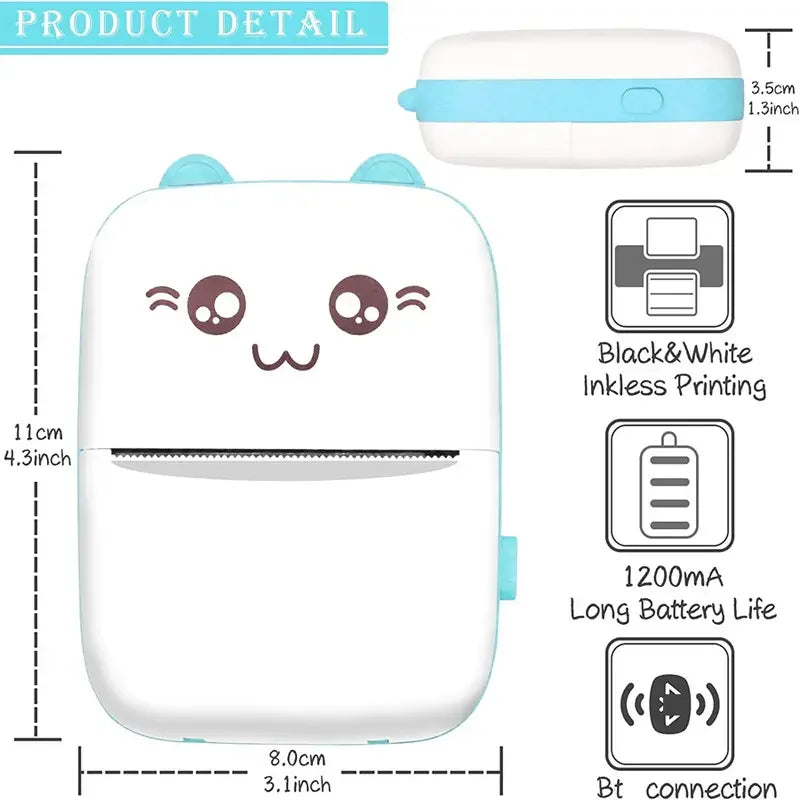 Mini Wireless Inkless Printing
