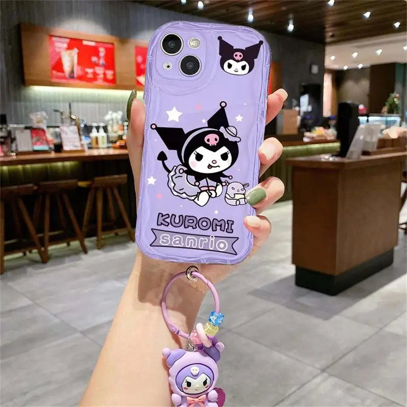 Hello Kitty Hand Chain Case For iPhone