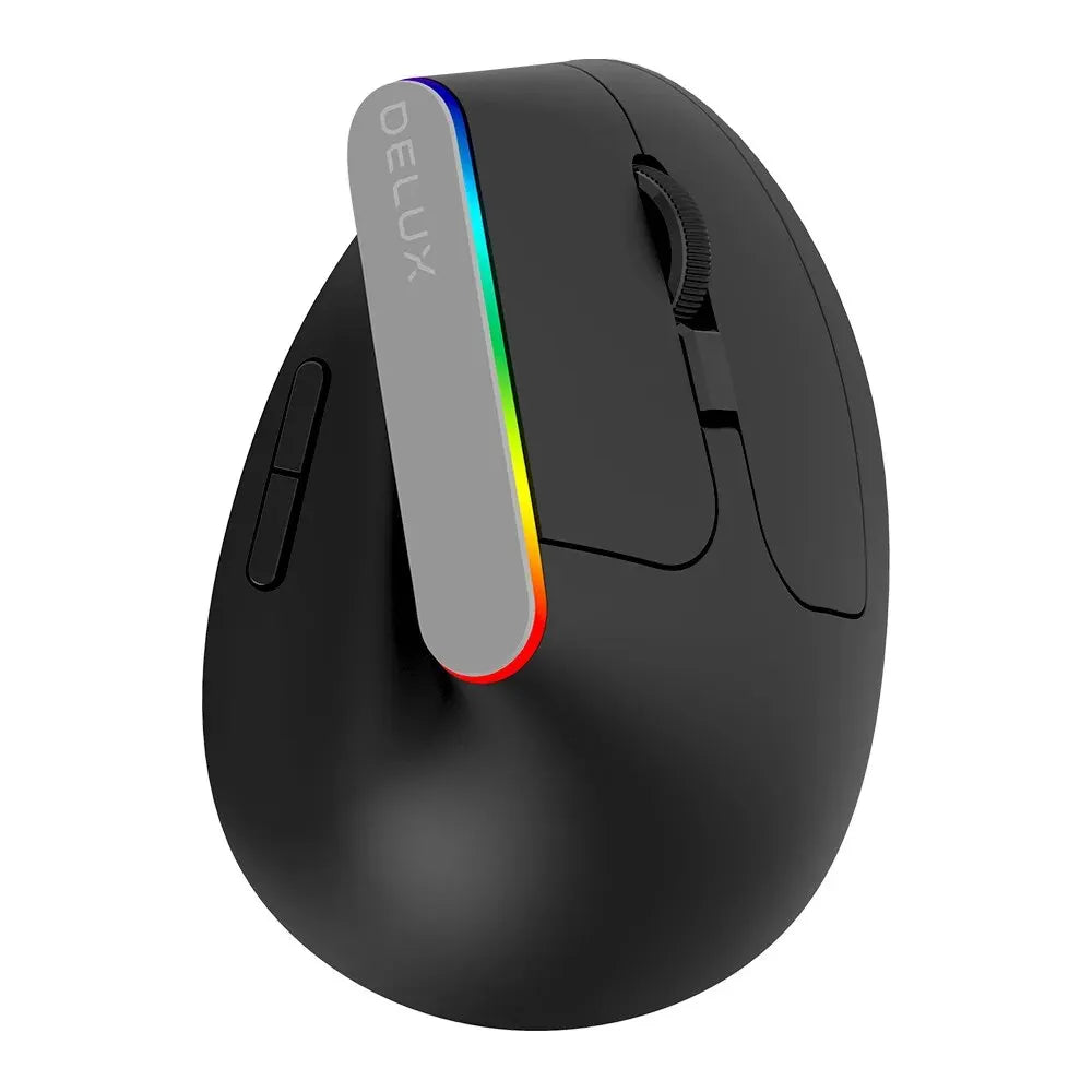 Delux Wireless Silent Vertical Gaming Mouse