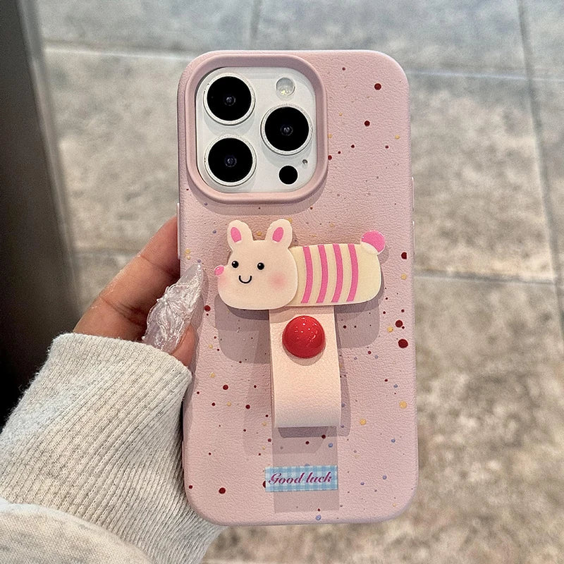 Cute Finger Ring Case For iPhone