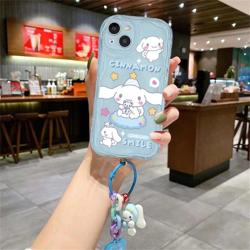 Hello Kitty Hand Chain Case For iPhone