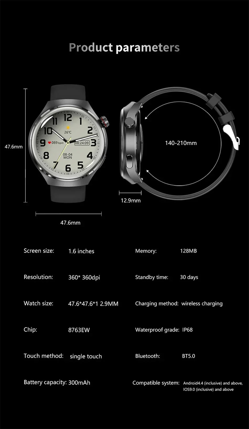 GT4 PRO Smart Watch Men Watch