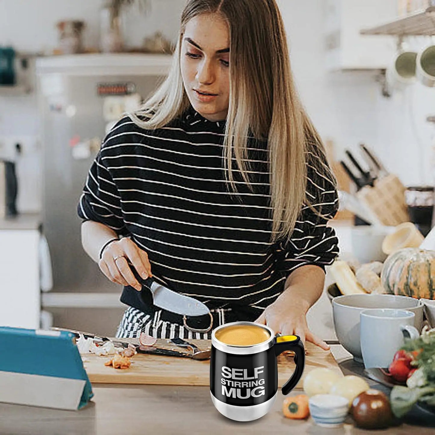 Automatic Coffee Mixing Cup