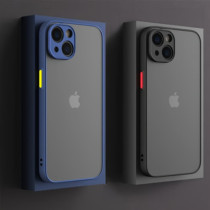 Silicone Matte Phone Case For iPhones.