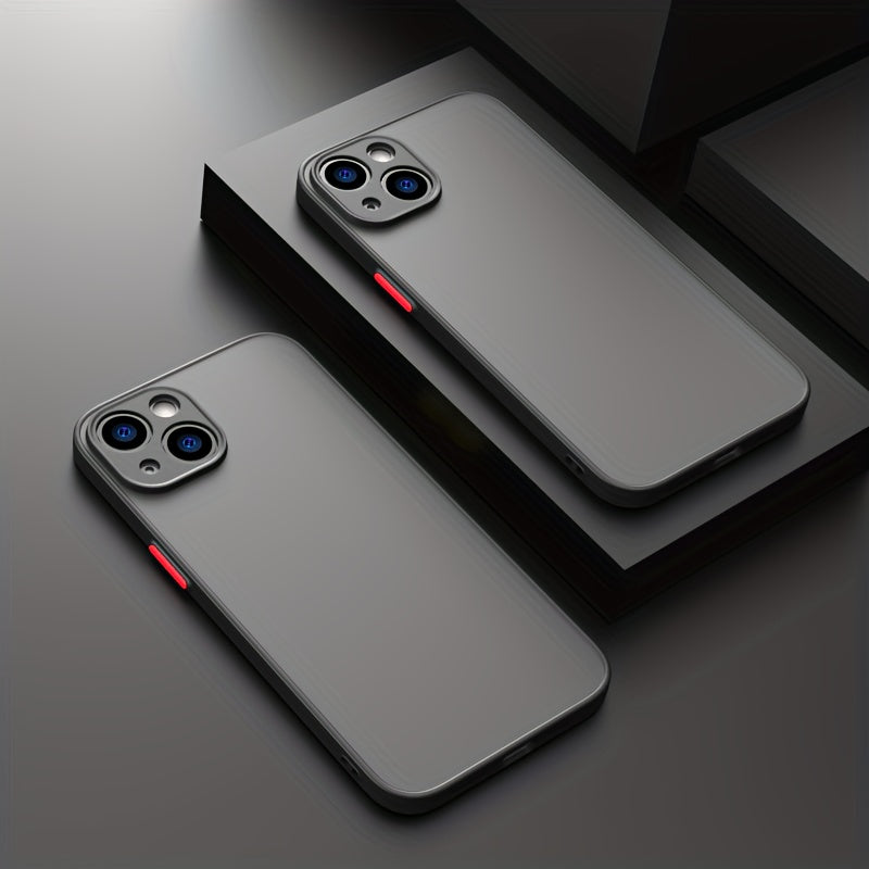 Silicone Matte Phone Case For iPhones.