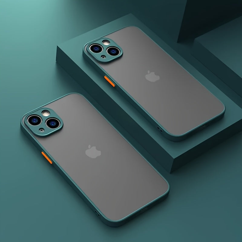 Silicone Matte Phone Case For iPhones.