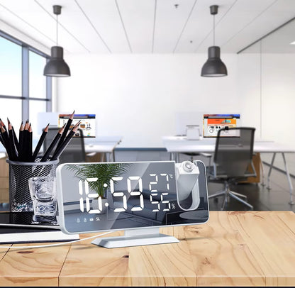 LED Digital Projection Clock Radio