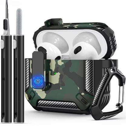 Carbon fiber case for AirPods 3 with Cleaner Kit