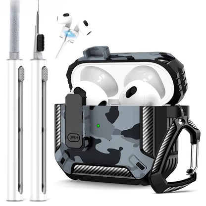 Carbon fiber case for AirPods 3 with Cleaner Kit