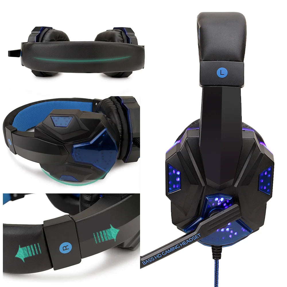 K3 Wired Gaming Headphones With Mic