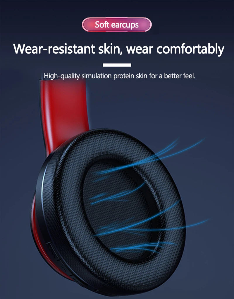 Lenovo HD Wireless Headphones With Mic