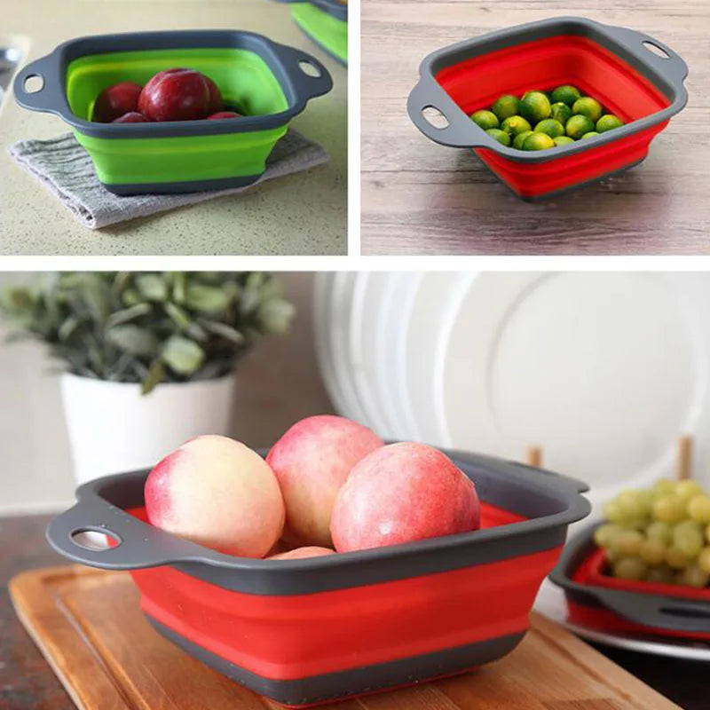 Foldable Fruit Veg Washing Basket