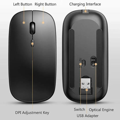 Bluetooth Wireless Rechargeable Mouse