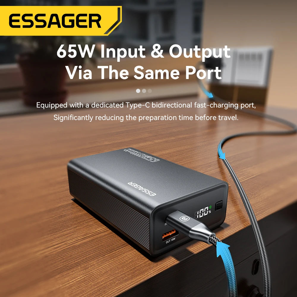 Essager Power Bank 20000mAh 65W