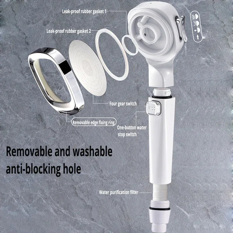 High Pressure Shower Head 3 Modes