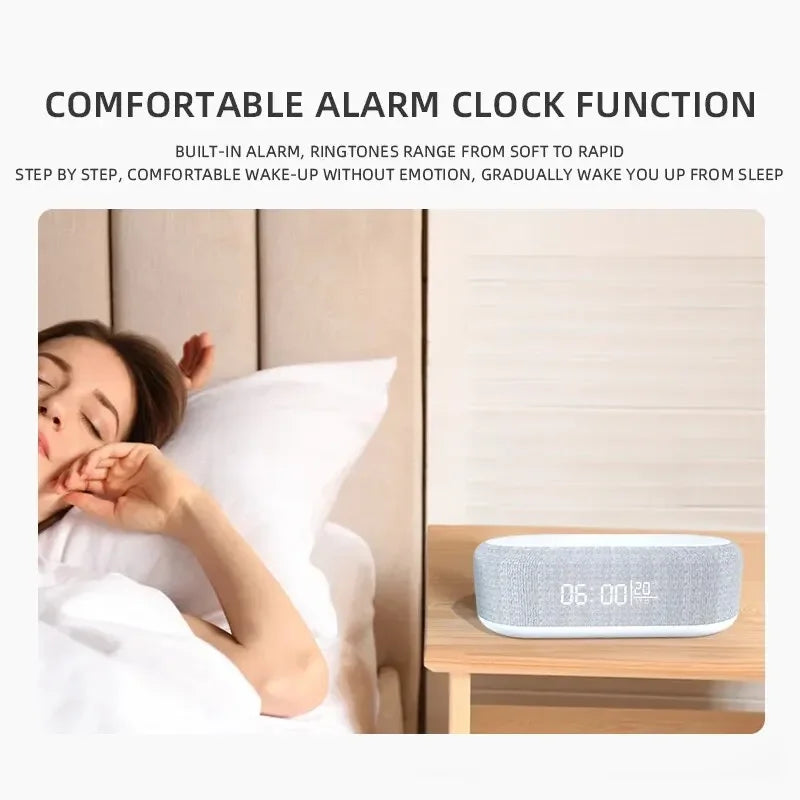 Loudspeaker Wireless Charger Clock