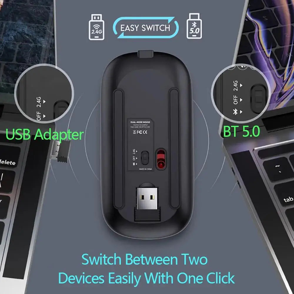 Bluetooth Wireless Rechargeable Mouse