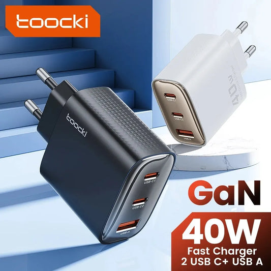 Toocki 40W GaN USB Type C Fast Charger